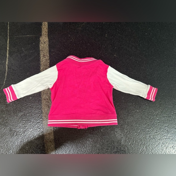 Bucee’s Varsity Jacket Baby 12m Pink - Picture 5 of 7